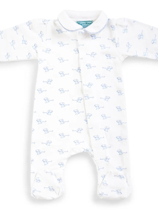 Magnet Blue Mouse Cotton Onesie